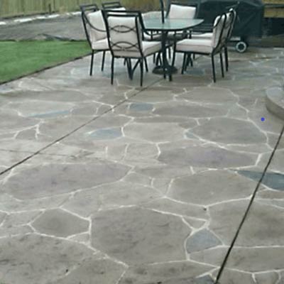 Arizona Flagstone Stamped Patio